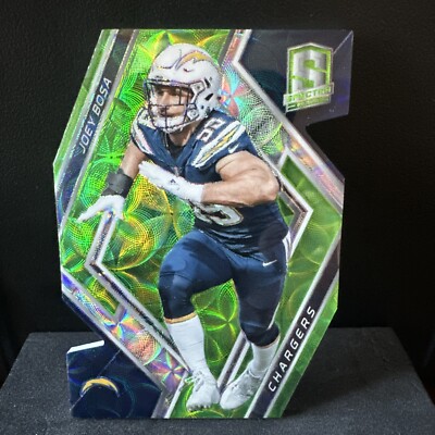 2018 Spectra Joey Bosa #28 Die Cut 05/25 SPP REFRACTOR GREEN SCOPE