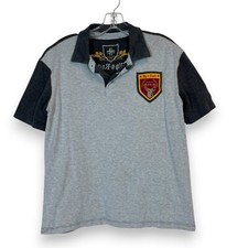 AlpnRock Polo Shirt Small Gray Embroidered