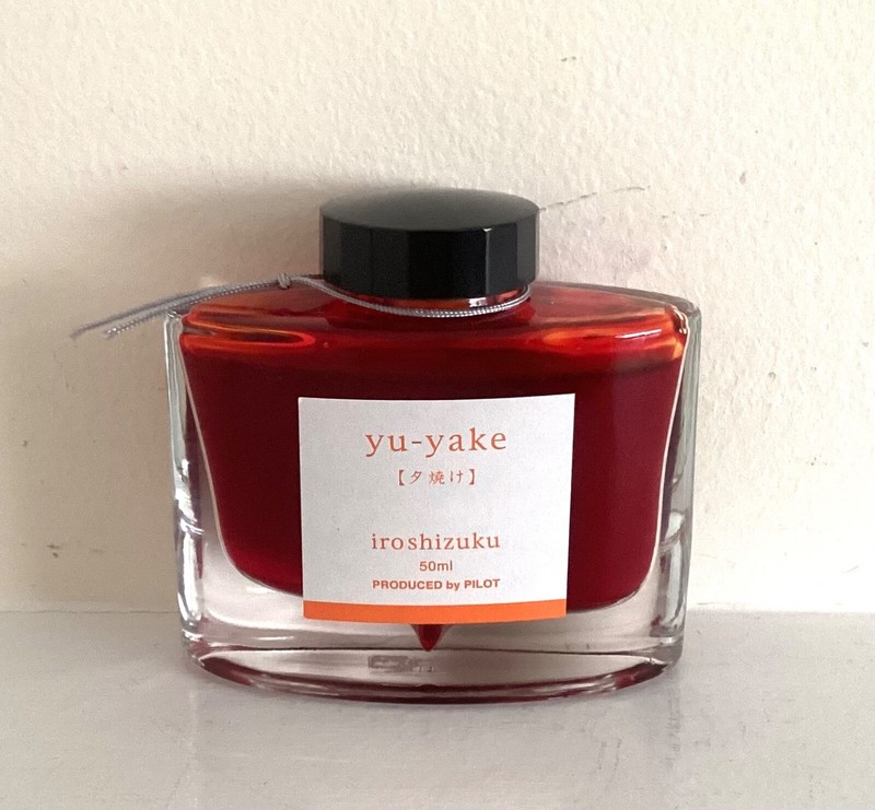 Pilot Iroshizuku 100th Anniversary Limited Ed.Inks 50ml - Yu-Yake (orange ink)
