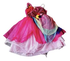 Barbie Princess Fantasy Just Play Costume Girl  s Size 4-6X Halloween Pink