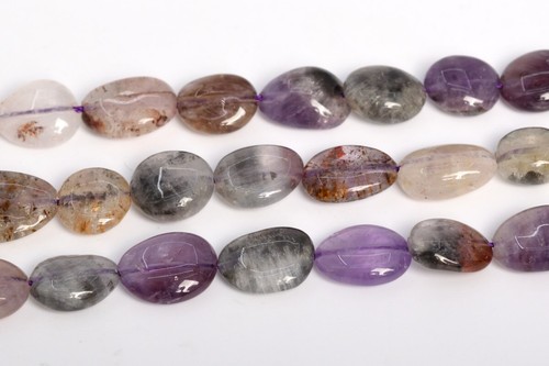 8-10MM Auralite 23 Pebble Nugget Beads Grade A Genuine Natural Loose Beads - Picture 1 of 4