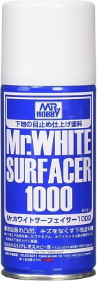Mr. Hobby B511 Mr. White Surfacer 1000 Spray Paint 170ml - US