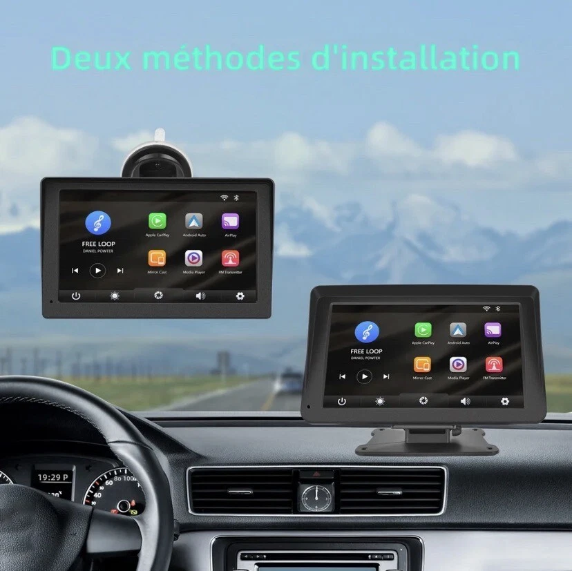 Apple CarPlay & Android Auto, Écran tactile ,USB, AUX, Caméra de recul, 7" - Photo 4/4