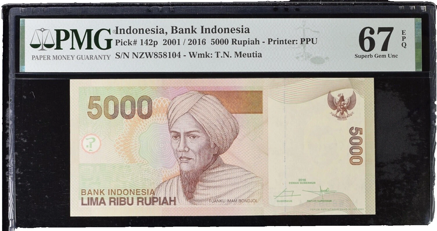 Indonesian Paper Money 2001