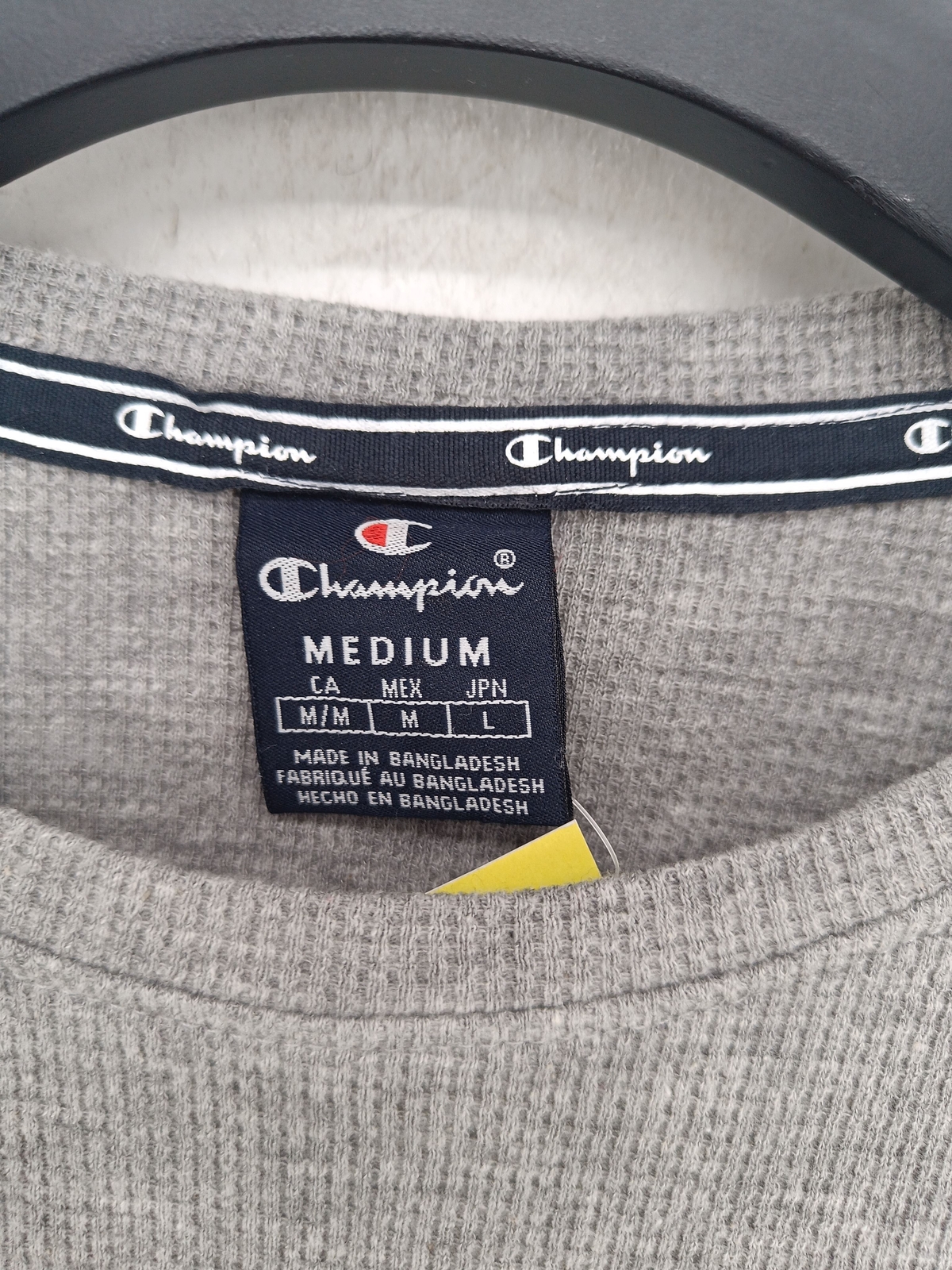 T shirt uomo Champion M grigia grafica 100% altra basic