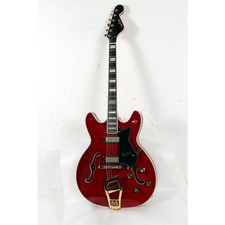 Hagstrom '67 Viking Ii Hollowbody Guitar Transparent Wild Cherry 197881058555 Ob