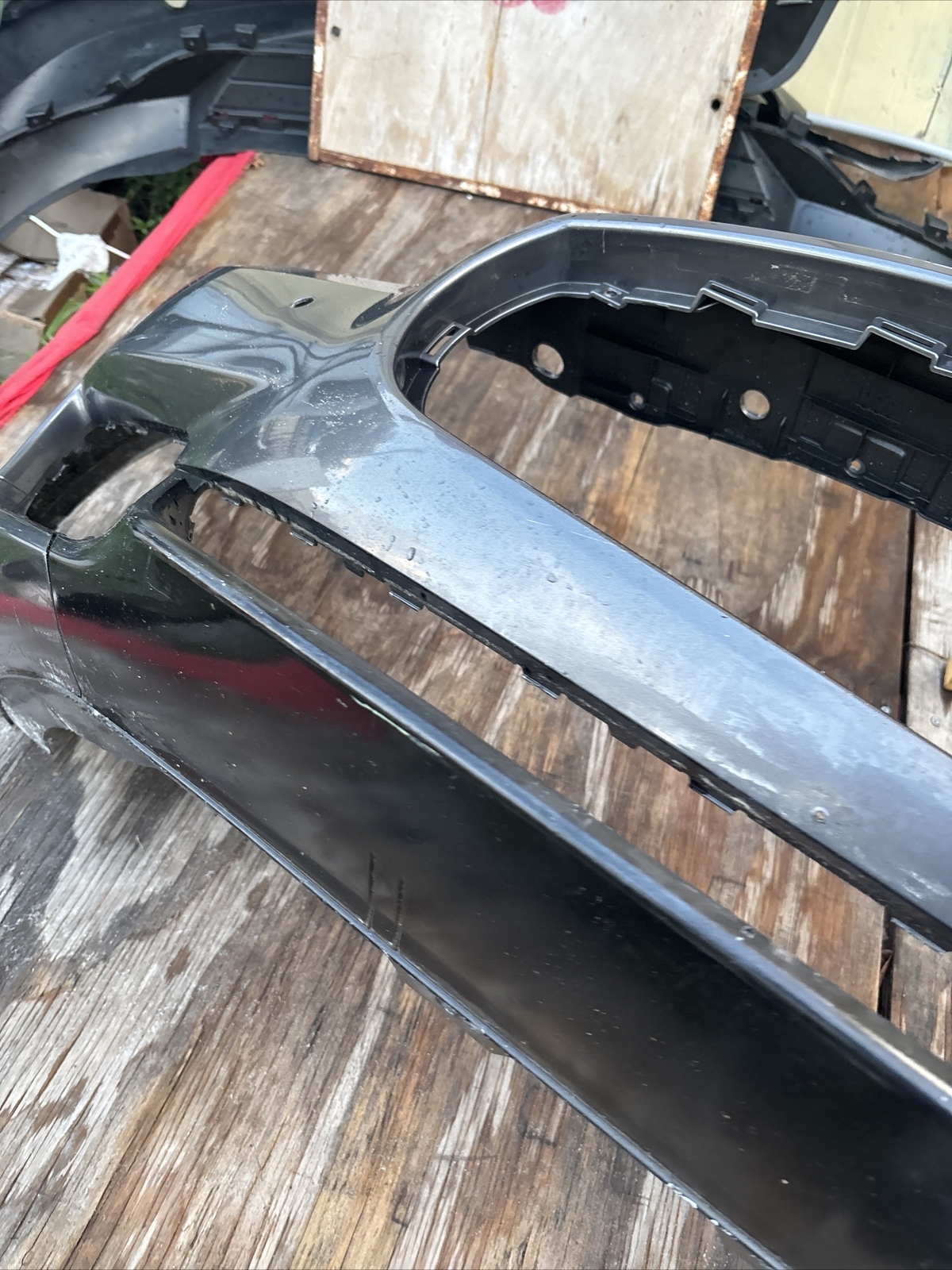 2014-2021 MASERATI QUATTROPORTE FRONT BUMPER COVER W/PARK ASSIST GRIGIO MARATEA