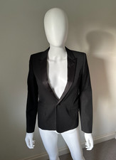 Saint Laurent Black Fitted Jacket