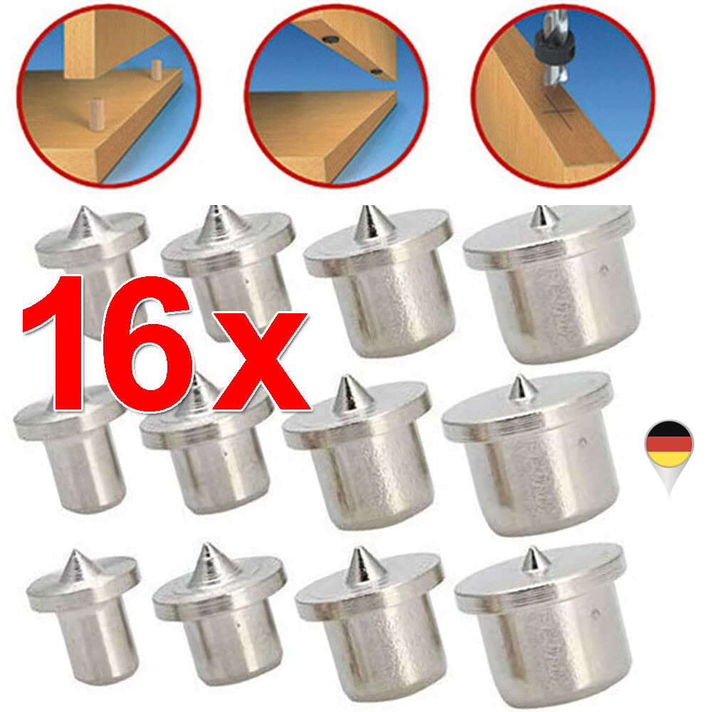Pointes De Centrage Pour Chevilles (Dowel Centres) - 8 Pièces - Tailles 6 à 12mm - Neuf