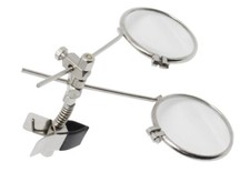 Double Glass Clip-On Loupe 3.3X
