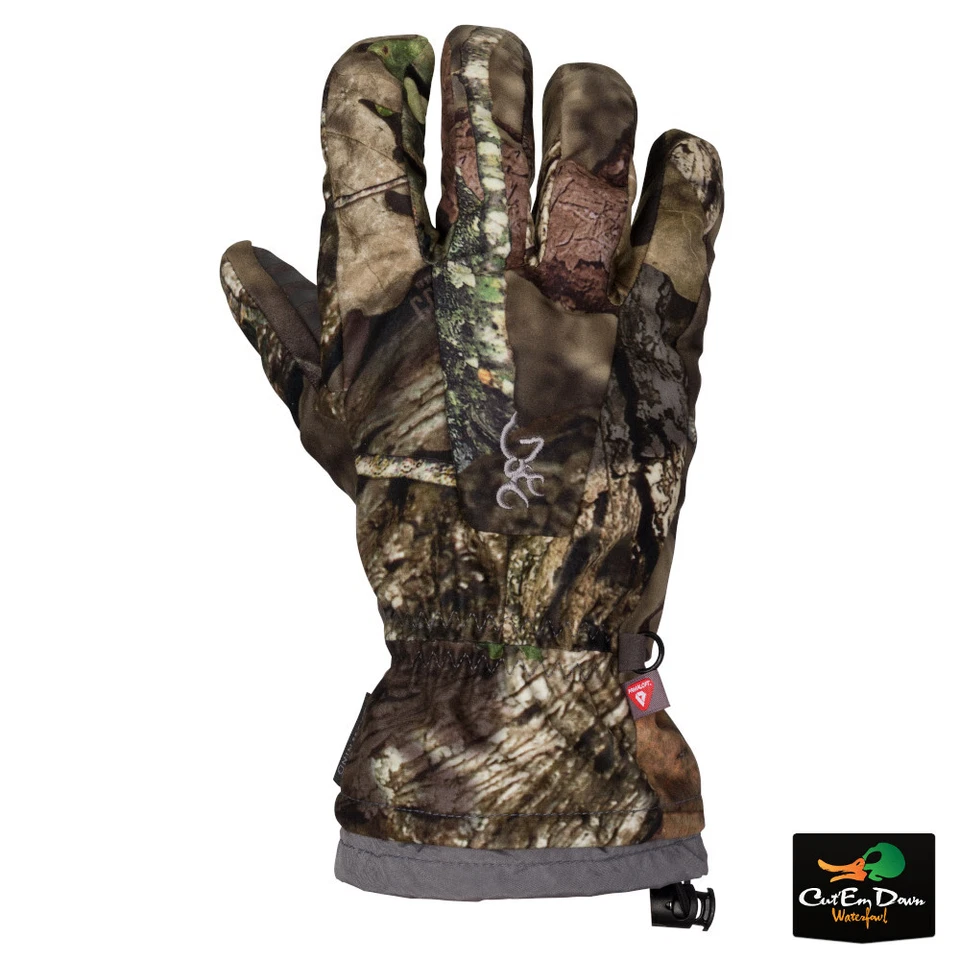 NEW BROWNING BTU-WD HUNTING GLOVES - MOSSY OAK COUNTRY DNA CAMO
