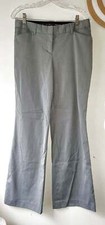 EXPRESS EDITOR Size 6R 28 x 32 Women's Gray Dress Bootcut Pants/Slacks