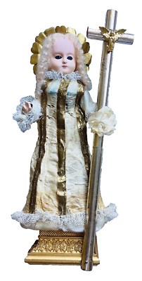 VINTAGE KATHE WOHLFAHRT CHILD JESUS MONASTERY ESTATE ALTAR STATUE FIGURINE