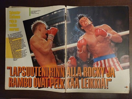 AC/DC - Finland Magazine Suosikki No 2 1986 - Sandra, David Lee Roth, Rocky - Picture 4 of 9