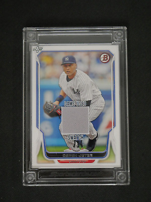 DEREK JETER 2022 JERSEY FUSION BASEBALL GAME USED SWATCH NEW DEREK JETER 2022 JERSEY FUSION BASEBALL GAME USED SWATCH NEW