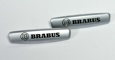 2X Seat Emblem Upholstery Badge for Brabus car seats and carpets A.M.G
