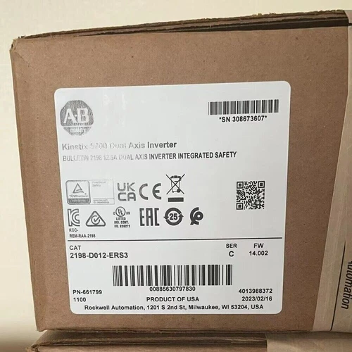 NEW 2198-D012-ERS3 Allen Bradley Kinetix 5700 Dual Axis Inverter US STOCK - Picture 1 of 3