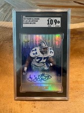 2019 Illusions Elusive Ink Dallas Cowboys Jim Jeffcoat Auto #'d 2/99 SGC 10/9