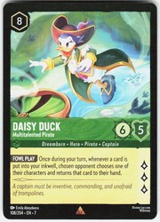 Daisy Duck - Multitalented Pirate 108/204 Archazia's Island Rare