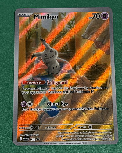 Pokemon TCG Mimikyu 075 SV Scarlet & Violet Promo Holo