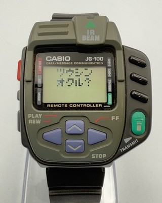 Casio JG-100 Super Cyber Cross Vintage Digital Optical Watch JP