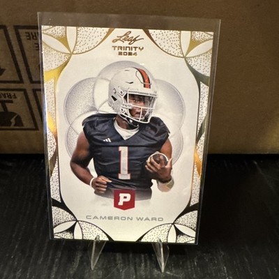 2024 Leaf Trinity - Pristine Auctions #18 Cameron Ward PROMO Card. TITANS MIAMI
