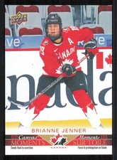 2021-22 Tim Hortons Team Canada Canada Moments Canvas #CM5 Brianne Jenner