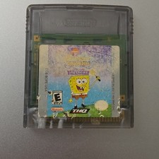 SpongeBob SquarePants Lost Spatula Game Boy Color GBC Cartridge Untested