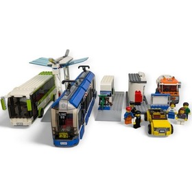 Lego 8404 City Traffic City Transport Station Pre-owned Missing 3 small Stickers