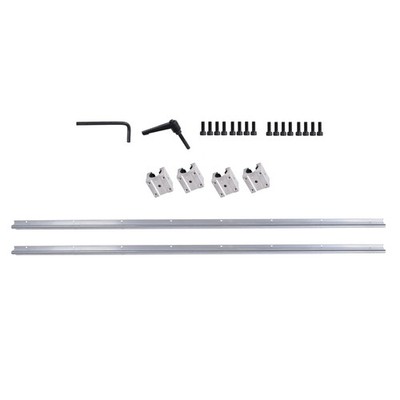 2 Pack SBR16-1500mm Linear Slide Guide Rails W/ 4Pcs SBR16UU Bearing Blocks
