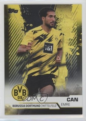 2020-21 Topps BVB Borussia Dortmund Mega Tin Yellow /150 Emre Can #19 06c5