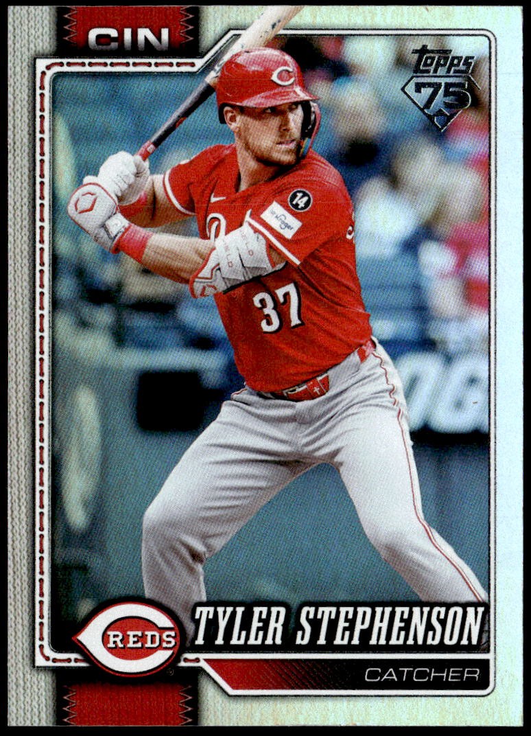 2026 Topps #174 Tyler Stephenson Rainbow Foil F5