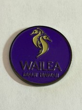 Wailea Golf Club 1" Coin Style Golf Marker - Maui, Hawaii - A Beauty 