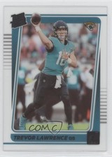 2021 Panini Clearly Donruss Rated Rookie Purple Trevor Lawrence #51 0jp9