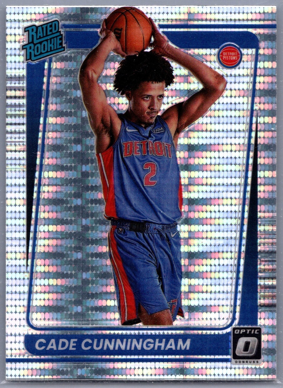 2021-22 Optic Cade Cunningham Target Box Set Pulsar Prizm Rated Rookie RC #161