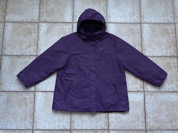 Women Mountain Warehouse Jacket Purple Polyester