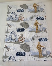 Star Wars Droid Print Pottery Barn Kids Toddler Bed Flat Sheet Organic Cotton