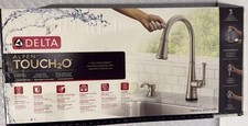 Delta Alpen Touch2O SpotShield Stainless Steel Single Handle Kitchen Faucet