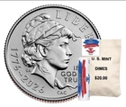 2026 Semiquincentennial P & D Emerging Liberty Dime 200 Count Bag, (Pre-Sale)