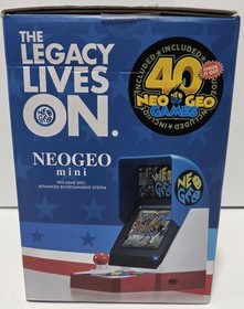 SNK Neo Geo Mini 40th Anniversary Console OPEN BOX Tested Works No Controllers