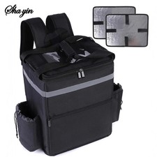 Thermal Insulated Delivery Backpack 30L Large Capacity Food Takeout Grocery Bag