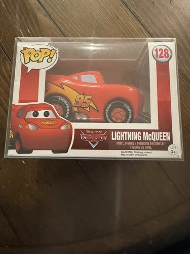 Funko Pop! Lightning McQueen #128 Cars Disney Pixar Vinyl Figure VAULTED*