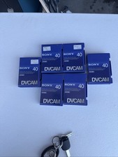 Sony PDVM-40N DVCAM Tapes Box of 6Digital Video Cassette, USED