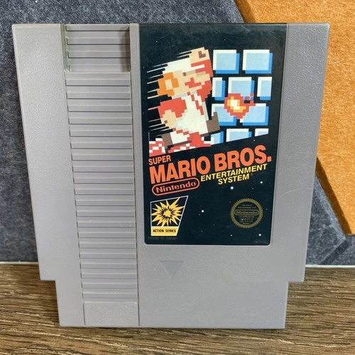 SUPER MARIO BROS. (Nintendo Entertainment System NES) 5 Screw Cart. Not Tested
