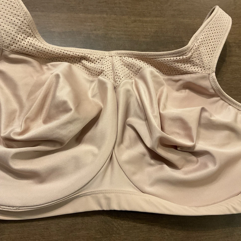 Sujetador deportivo Cami sin aros Glamorise No Bounce 1066 nude talla 46H nuevo Foto 2 de 4