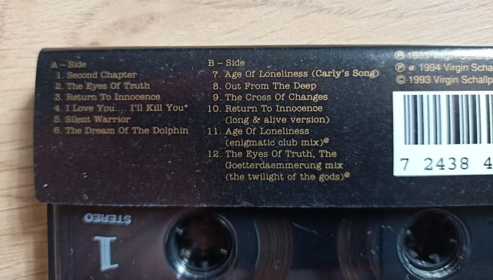 Enigma : The Cross Of Changes ( Cassette Tape ) - Image 3 of 4