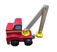 Melissa and Doug Toy Wooden Magnetic Car Loader Truck boy /girl fun educational