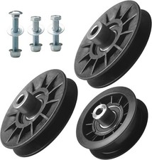 532194327 Flat Idler Pulley 532194326 V-Groove Idler Pulley Set Compatible wit
