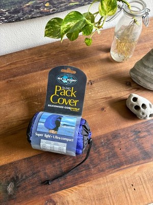 NEW Pack Cover LARGE 70-95L BLUE Cordura Packable for Backpack Waterproof