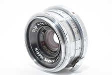 Nikon W-NIKKOR  C 3.5cm 35mm F2.5 Siler  For S mount  Fully working 72P53A601175